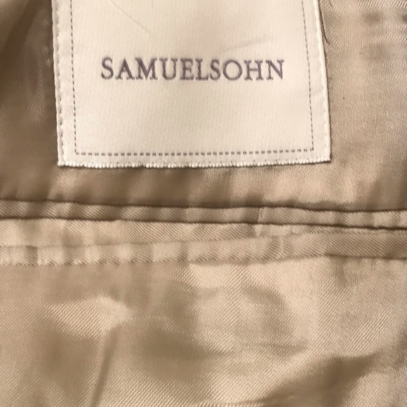 Samuelsohn Brown Stripe Wool Sport Coat Blazer - Picture 12 of 16